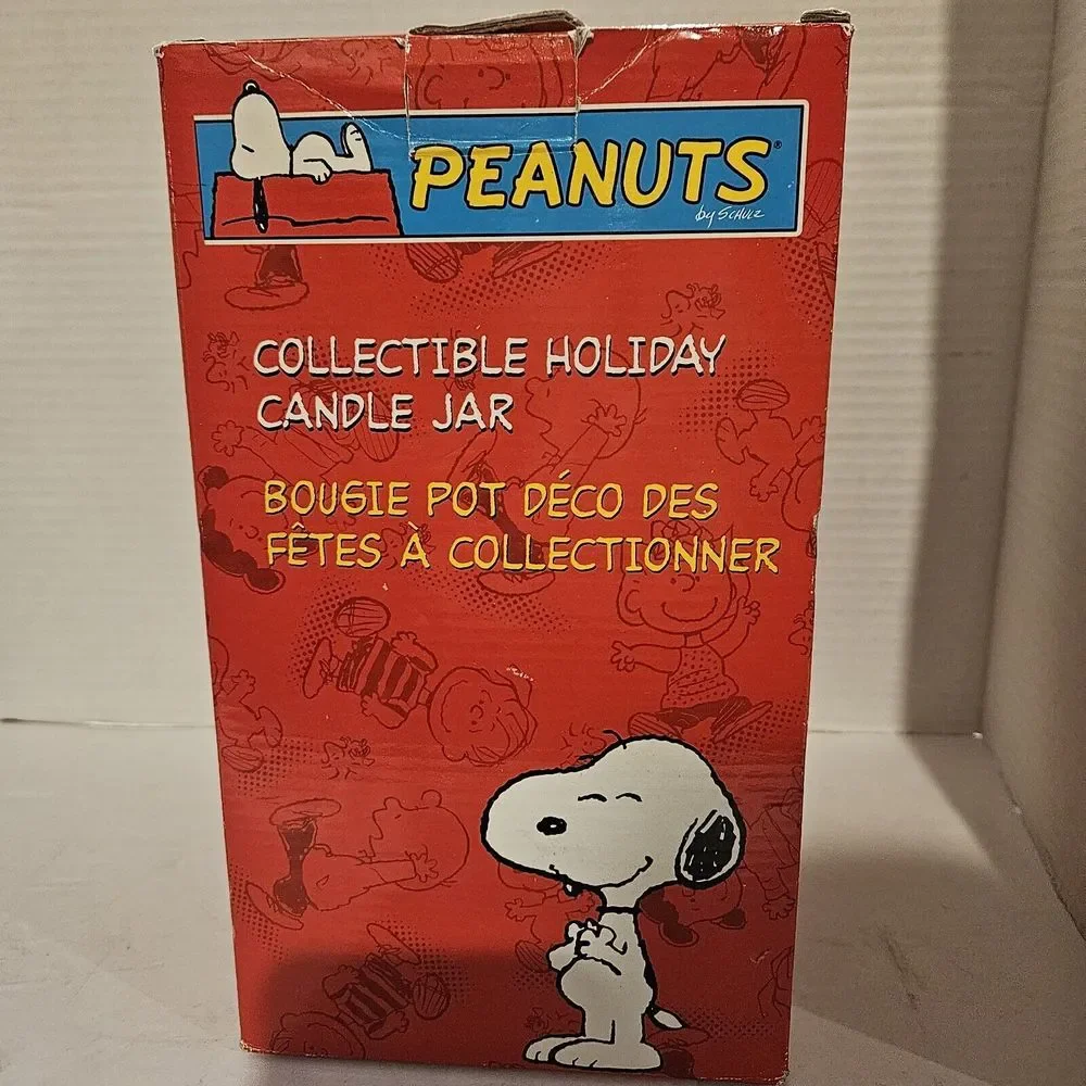 Peanuts Collectible Holiday Candle Jar 